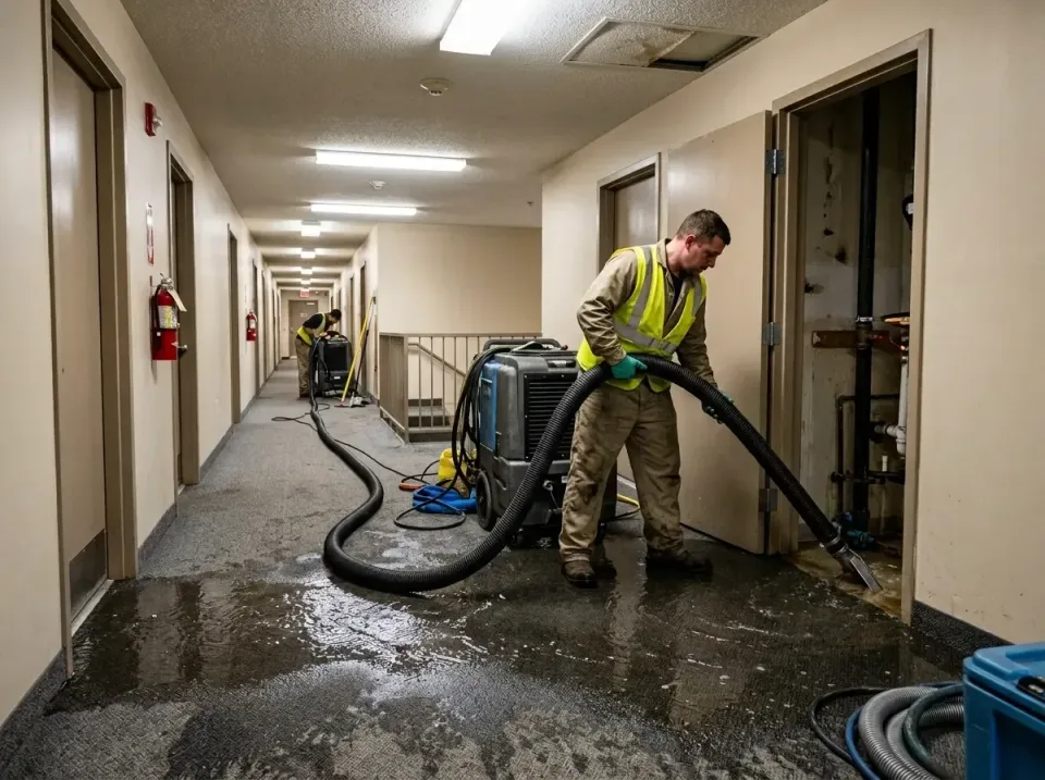 multi-unit-apartment-hallway-f-005 — frequently asked questions, Emergency Burst Pipe Water Extraction & Removal in Bee Ridg…
